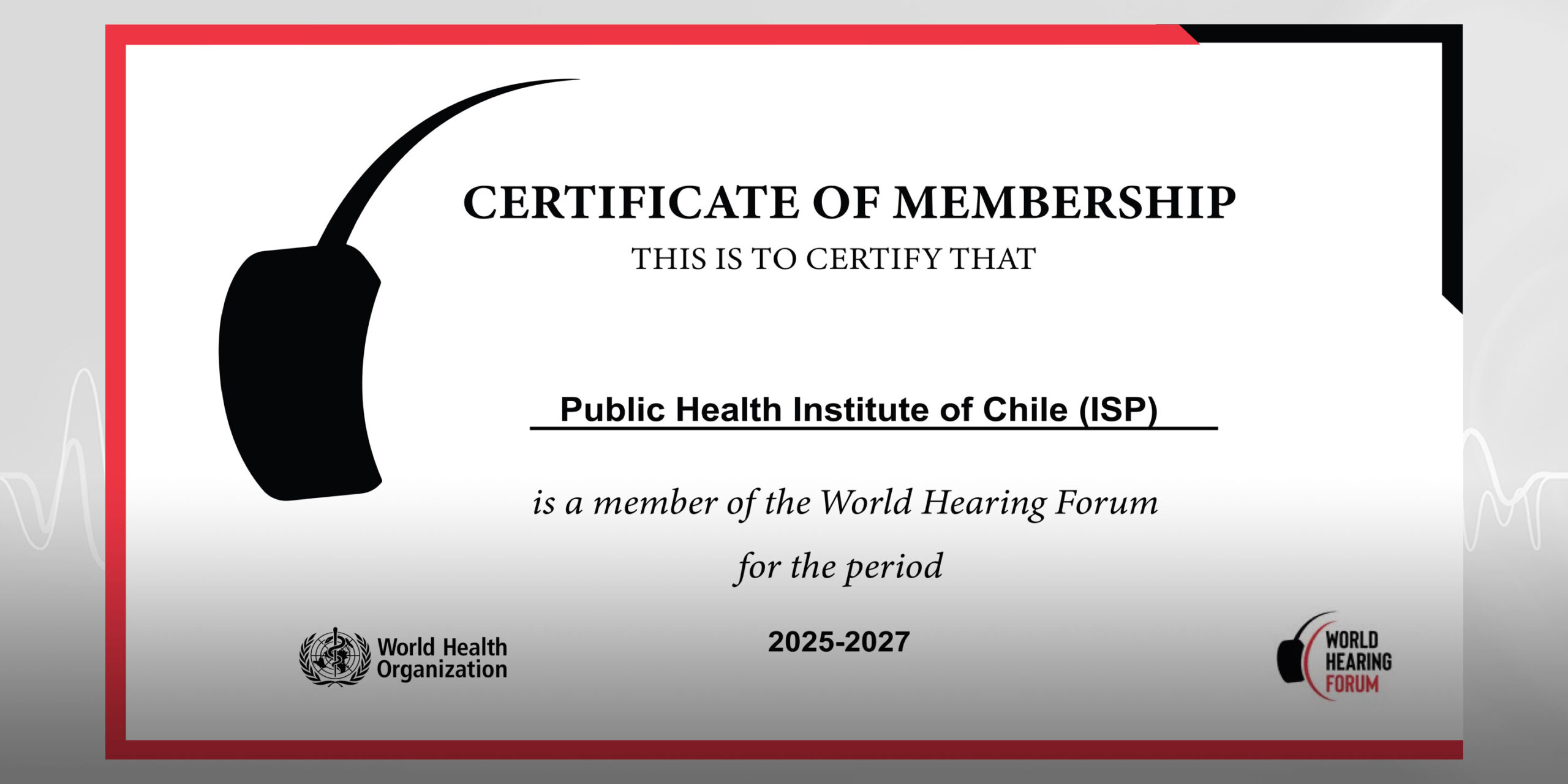 ISP renueva su participación en el Foro Mundial de la Audición de la OMS