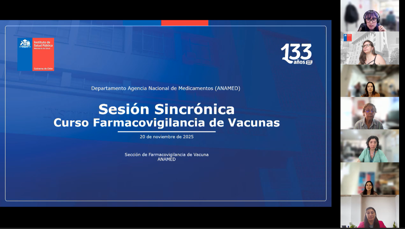 ISP capacitó a más de 1600 profesionales del país en farmacovigilancia de vacunas